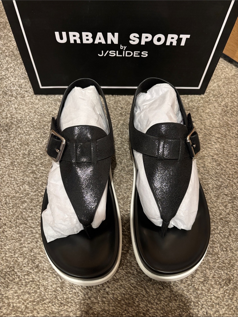 Urban Sport by J/Slides Freya Gladiator Sandals Size 6.5 or 8- NIB